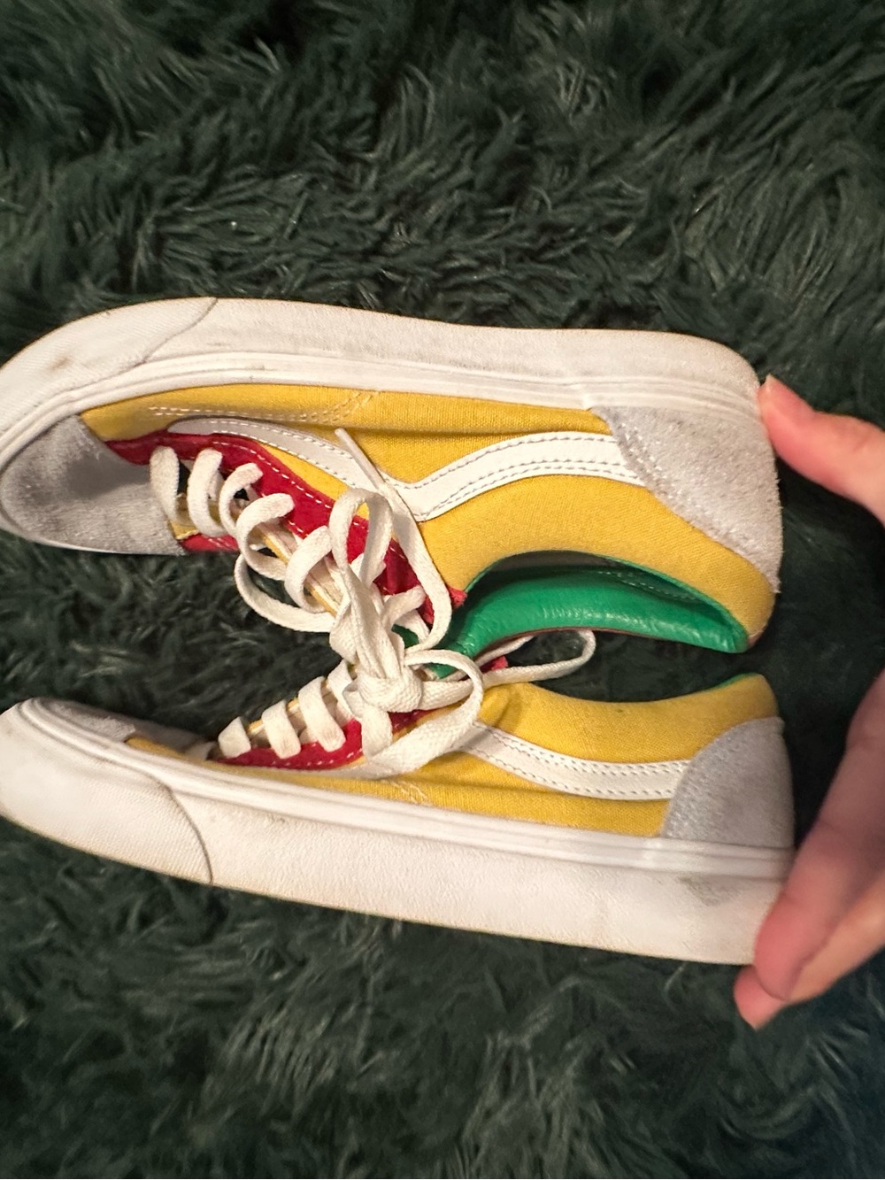 Vans Style 36 Sunshine Multi True White Colorblock Sneakers Women’s 7 - Picture 8 of 9